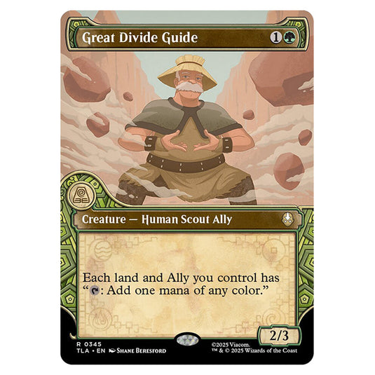 Great Divide Guide 0345 card from the Magic The Gathering set Avatar The Last Airbender