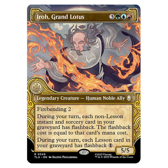 Iroh, Grand Lotus 0349 card from the Magic The Gathering set Avatar The Last Airbender