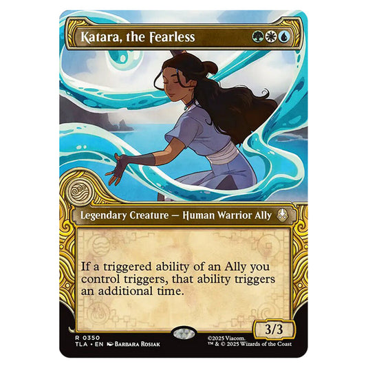 Katara, the Fearless 0350 card from the Magic The Gathering set Avatar The Last Airbender