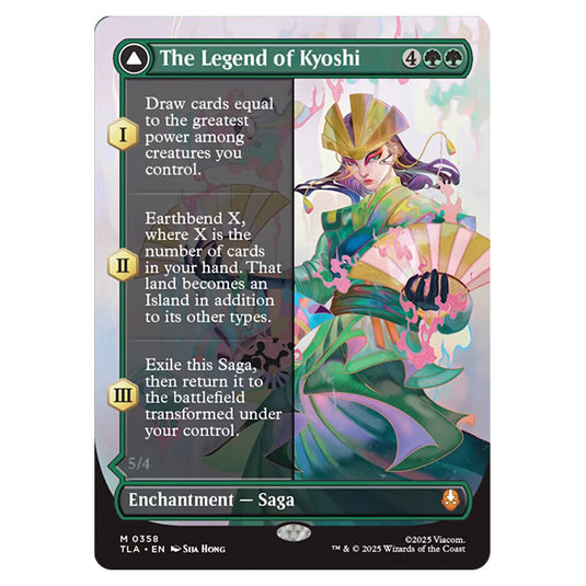 The Legend of Kyoshi // Avatar Kyoshi 0358 card from the Magic The Gathering set Avatar The Last Airbender