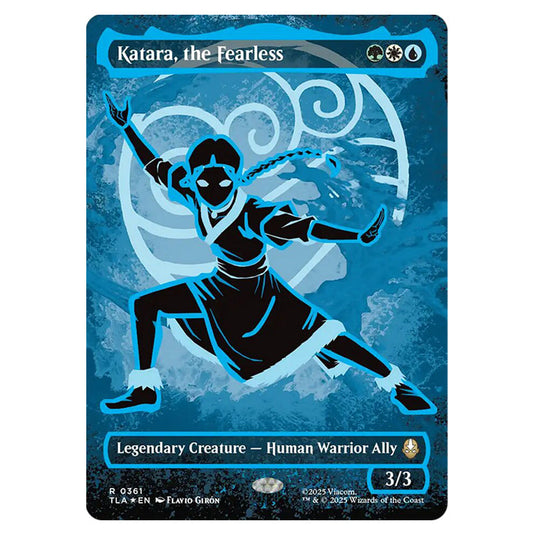 Katara, the Fearless 0361 card from the Magic The Gathering set Avatar The Last Airbender