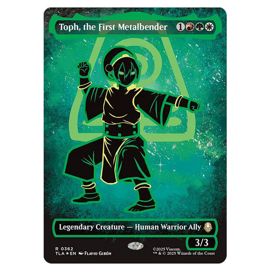 Toph, the First Metalbender 0362 card from the Magic The Gathering set Avatar The Last Airbender