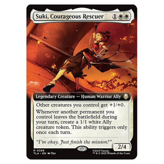 Suki, Courageous Rescuer 0368 card from the Magic The Gathering set Avatar The Last Airbender