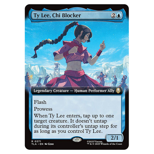 Ty Lee, Chi Blocker 0371 card from the Magic The Gathering set Avatar The Last Airbender