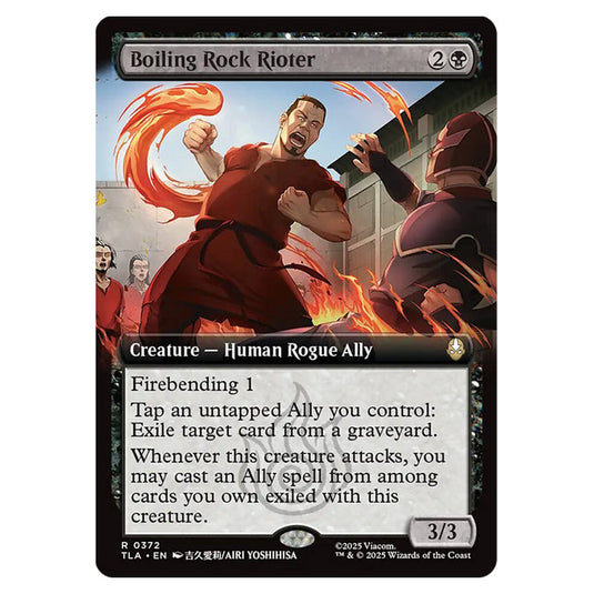 Boiling Rock Rioter 0372 card from the Magic The Gathering set Avatar The Last Airbender