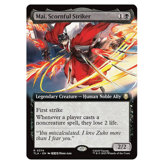 Mai, Scornful Striker 0374 card from the Magic The Gathering set Avatar The Last Airbender