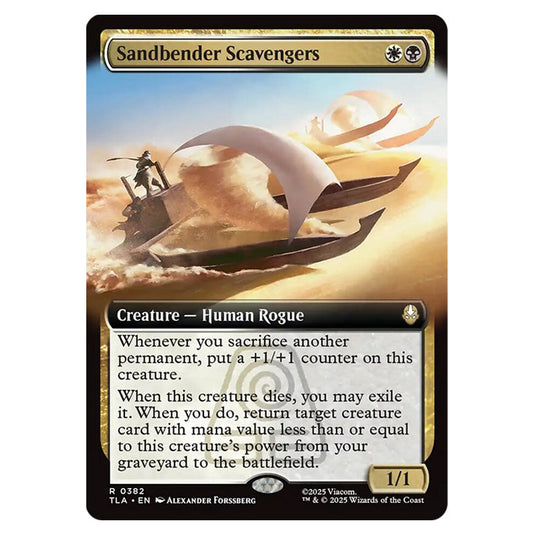 Sandbender Scavengers 0382 card from the Magic The Gathering set Avatar The Last Airbender