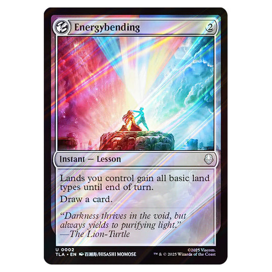 Energybending 0002 card from the Magic The Gathering set Avatar The Last Airbender