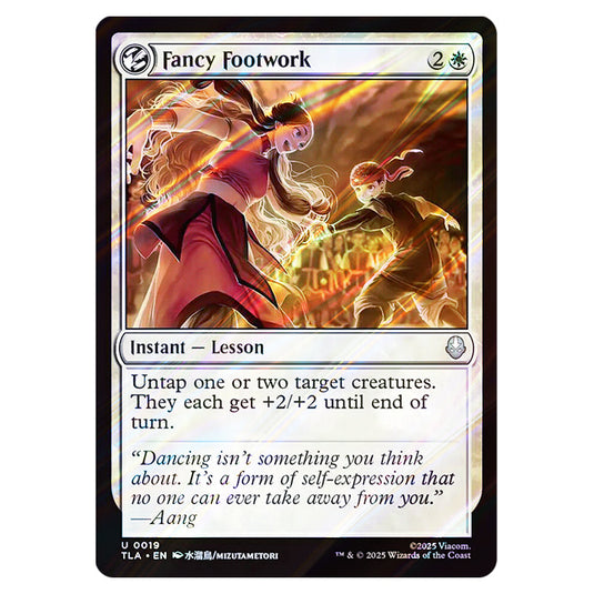 Fancy Footwork 0019 card from the Magic The Gathering set Avatar The Last Airbender