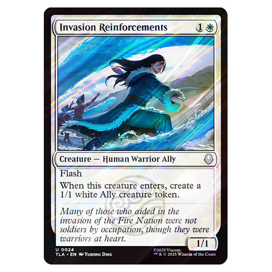 Invasion Reinforcements 0024 card from the Magic The Gathering set Avatar The Last Airbender