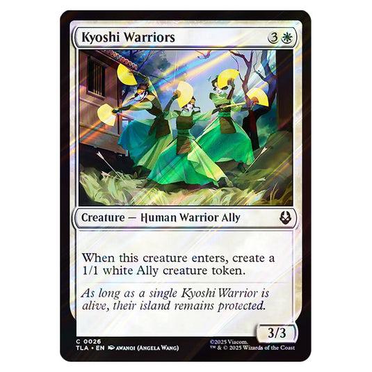 Kyoshi Warriors 0026 card from the Magic The Gathering set Avatar The Last Airbender