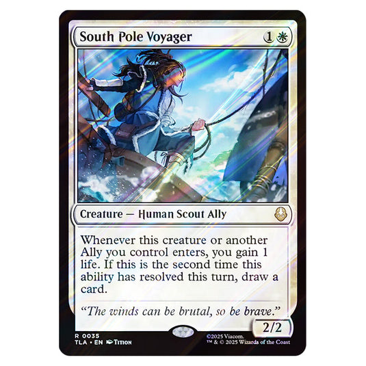 South Pole Voyager 0035 card from the Magic The Gathering set Avatar The Last Airbender