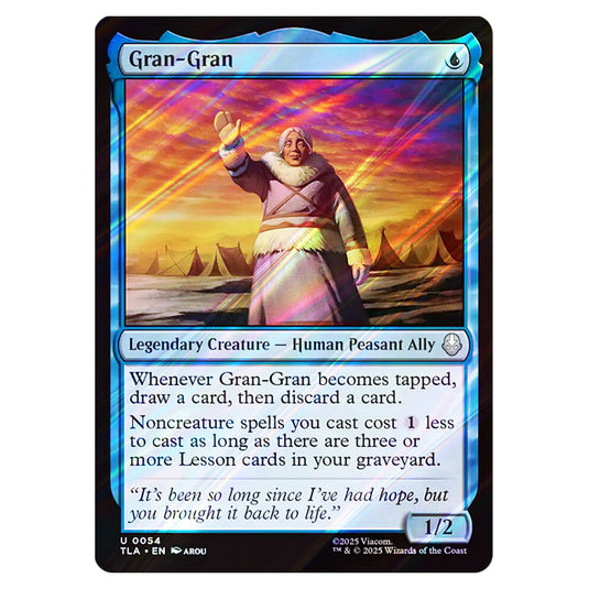 Gran-Gran 0054 card from the Magic The Gathering set Avatar The Last Airbender