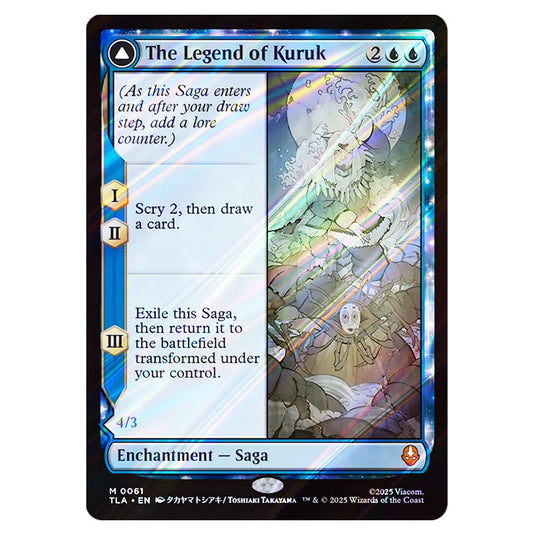 The Legend of Kuruk // Avatar Kuruk 0061 card from the Magic The Gathering set Avatar The Last Airbender