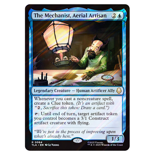 The Mechanist, Aerial Artisan 0064 card from the Magic The Gathering set Avatar The Last Airbender
