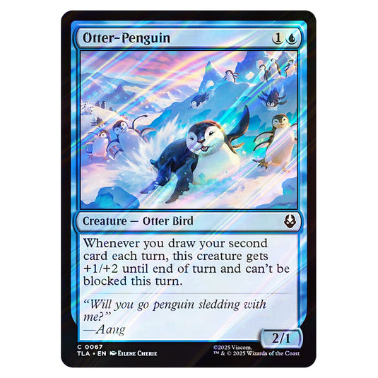 Otter-Penguin 0067 card from the Magic The Gathering set Avatar The Last Airbender