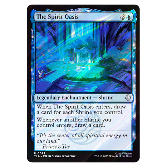 The Spirit Oasis 0072 card from the Magic The Gathering set Avatar The Last Airbender