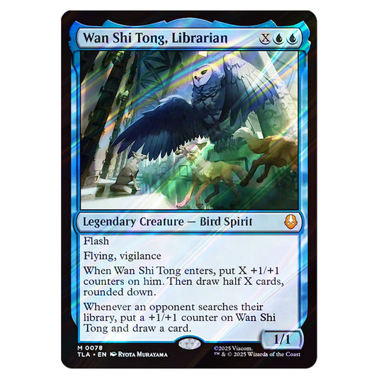 Wan Shi Tong, Librarian 0078 card from the Magic The Gathering set Avatar The Last Airbender