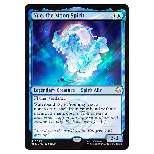 Yue, the Moon Spirit 0083 card from the Magic The Gathering set Avatar The Last Airbender