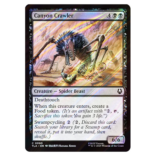 Canyon Crawler 0090 card from the Magic The Gathering set Avatar The Last Airbender