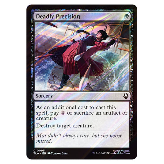 Deadly Precision 0095 card from the Magic The Gathering set Avatar The Last Airbender