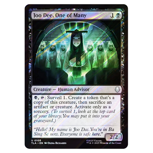 Joo Dee, One of Many 0105 card from the Magic The Gathering set Avatar The Last Airbender