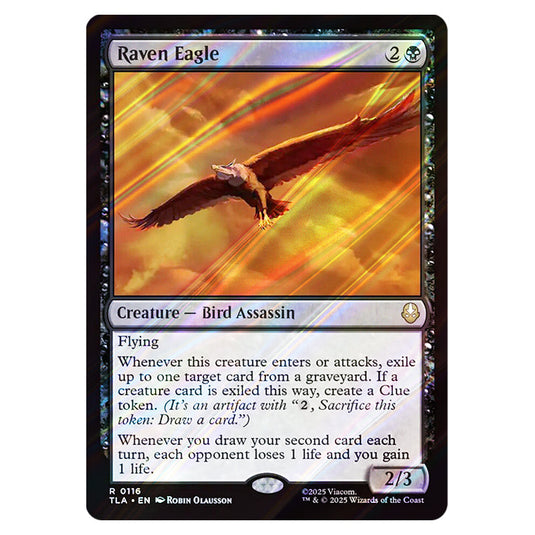 Raven Eagle 0116 card from the Magic The Gathering set Avatar The Last Airbender