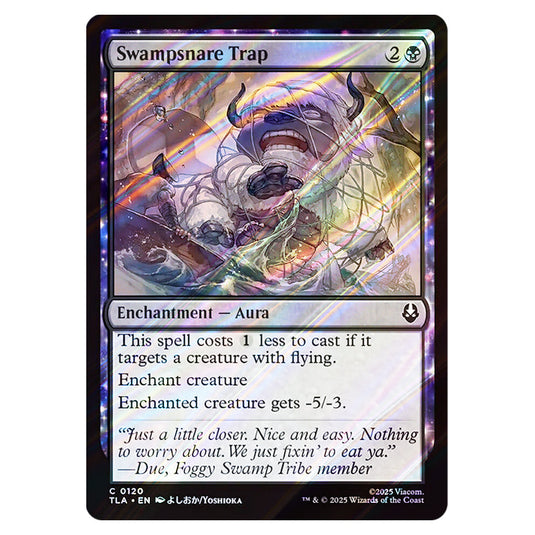 Swampsnare Trap 0120 card from the Magic The Gathering set Avatar The Last Airbender