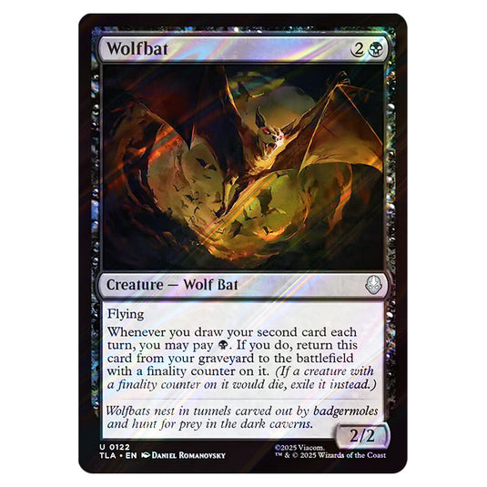 Wolfbat 0122 card from the Magic The Gathering set Avatar The Last Airbender