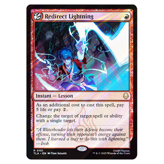Redirect Lightning 0151 card from the Magic The Gathering set Avatar The Last Airbender
