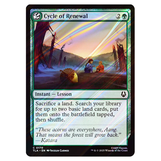 Cycle of Renewal 0170 card from the Magic The Gathering set Avatar The Last Airbender