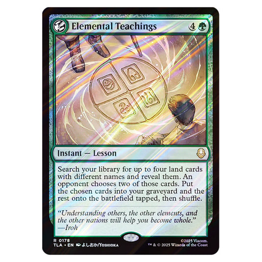 Elemental Teachings 0178 card from the Magic The Gathering set Avatar The Last Airbender