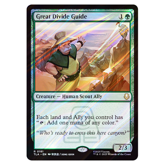 Great Divide Guide 0181 card from the Magic The Gathering set Avatar The Last Airbender
