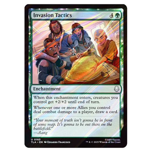 Invasion Tactics 0183 card from the Magic The Gathering set Avatar The Last Airbender