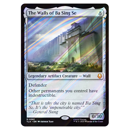 The Walls of Ba Sing Se 0261 card from the Magic The Gathering set Avatar The Last Airbender