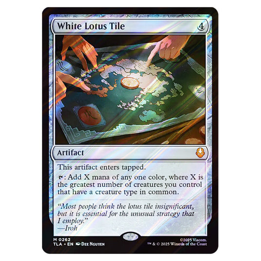 White Lotus Tile 0262 card from the Magic The Gathering set Avatar The Last Airbender