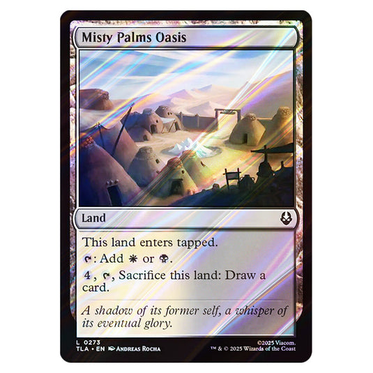 Misty Palms Oasis 0273 card from the Magic The Gathering set Avatar The Last Airbender