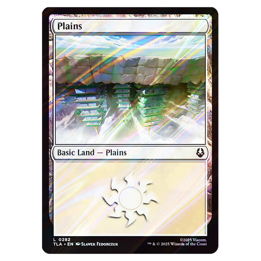 Plains 0282 card from the Magic The Gathering set Avatar The Last Airbender