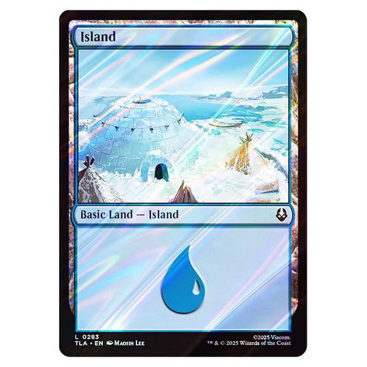 Island 0283 card from the Magic The Gathering set Avatar The Last Airbender