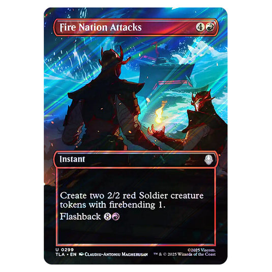 Fire Nation Attacks 0299 card from the Magic The Gathering set Avatar The Last Airbender
