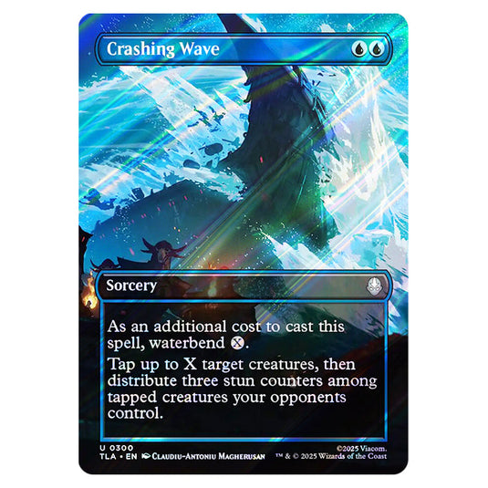 Crashing Wave 0300 card from the Magic The Gathering set Avatar The Last Airbender