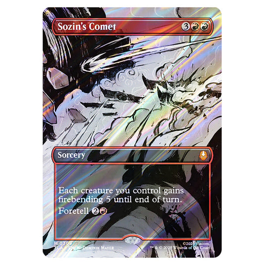 Sozin's Comet 0309 card from the Magic The Gathering set Avatar The Last Airbender