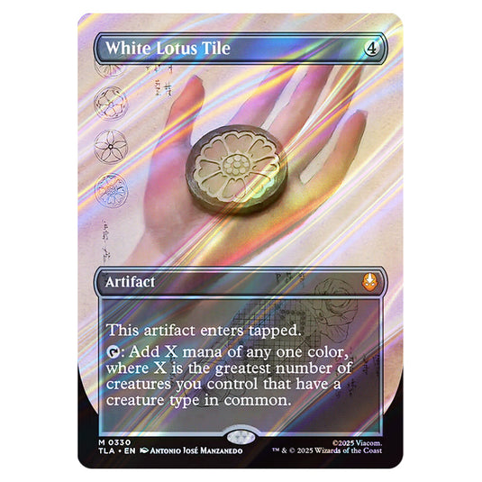 White Lotus Tile 0330 card from the Magic The Gathering set Avatar The Last Airbender