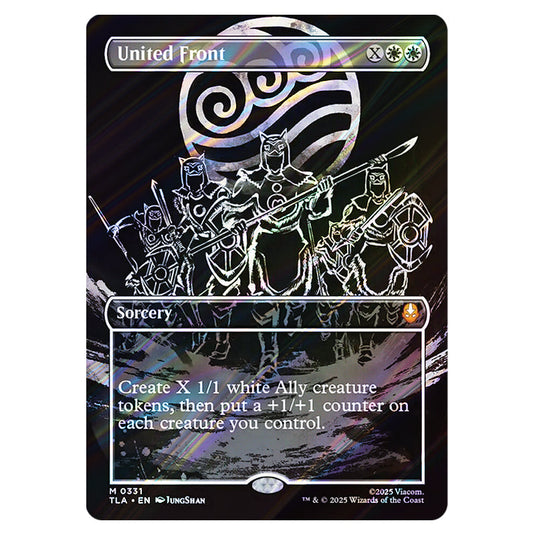 United Front 0331 card from the Magic The Gathering set Avatar The Last Airbender