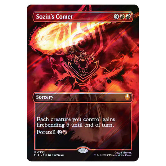 Sozin's Comet 0332 card from the Magic The Gathering set Avatar The Last Airbender