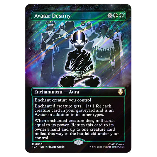 Avatar Destiny 0333 card from the Magic The Gathering set Avatar The Last Airbender
