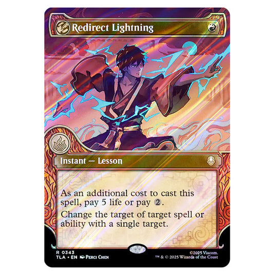 Redirect Lightning 0343 card from the Magic The Gathering set Avatar The Last Airbender