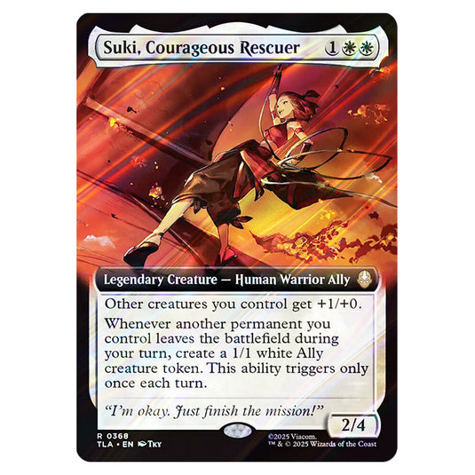 Suki, Courageous Rescuer 0368 card from the Magic The Gathering set Avatar The Last Airbender