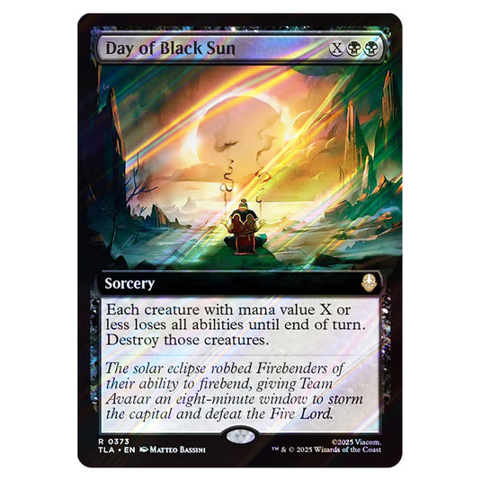 Day of Black Sun 0373 card from the Magic The Gathering set Avatar The Last Airbender