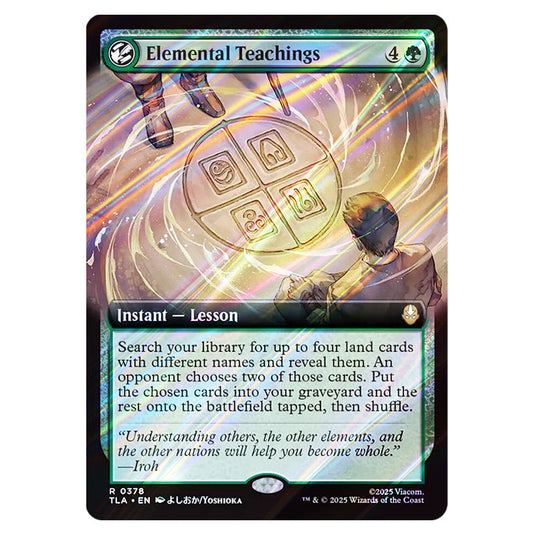 Elemental Teachings 0378 card from the Magic The Gathering set Avatar The Last Airbender